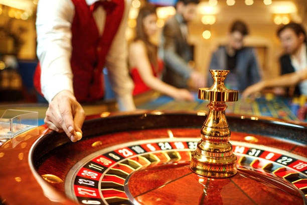 Sic Bo live table with three dice and dealer at gerhana studio
